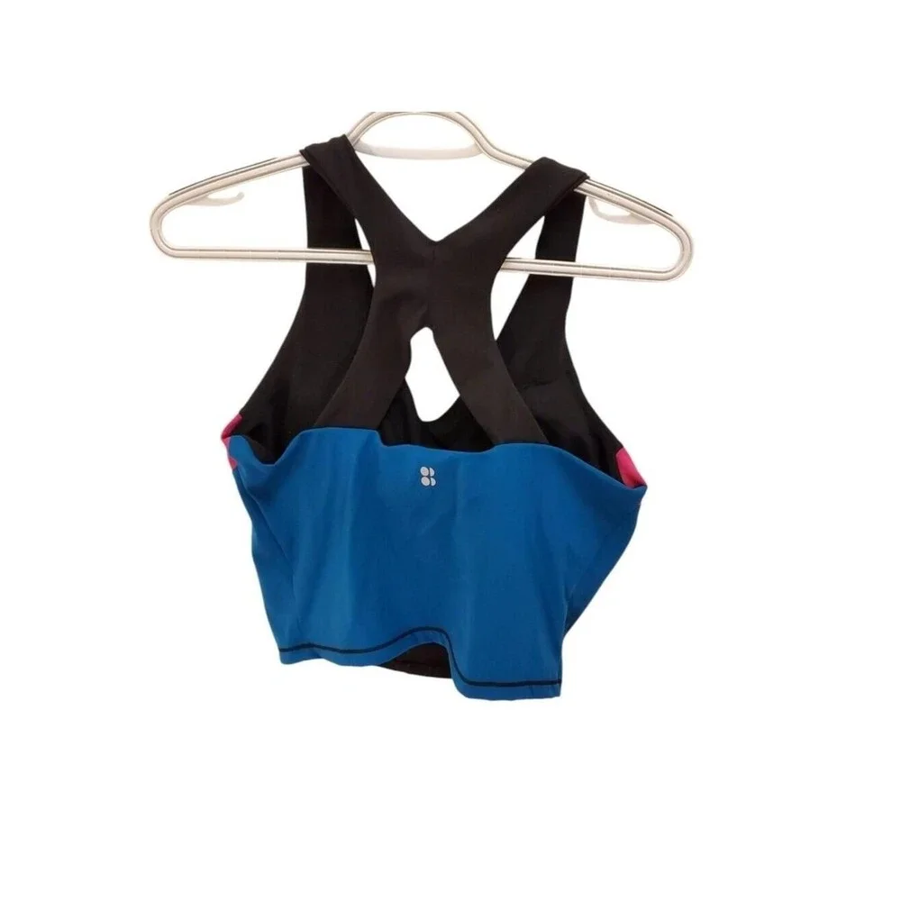 Sweaty Betty Workout Tank Top Racerback Colorblock Athletic Activewear L